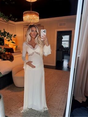 Meshki | Dresses | Meshki Amelita Suiting Halter Midi Dress In Pale Yellow  | Poshmark